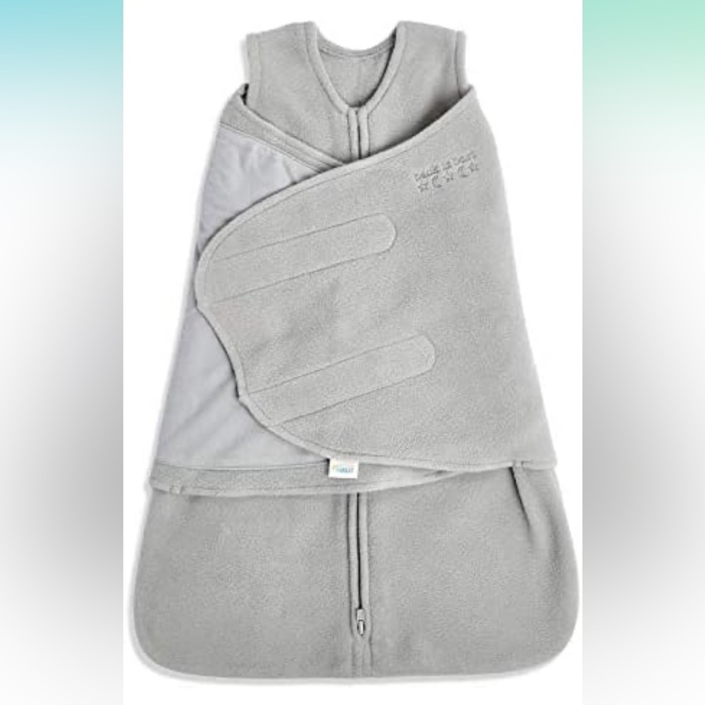 HALO Micro Fleece SleepSack Swaddle, 3-Way Adjustable Wearable Blanket-newborn